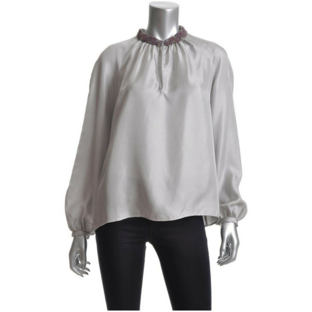 NEW Elizabeth and James Silk Top Blouse